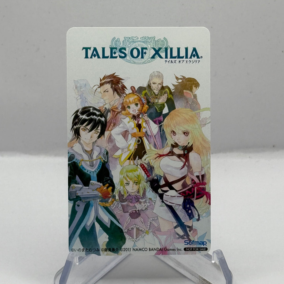 Tales of Xillia Series Namco Telephone Phone Card Art Trading Collectible
