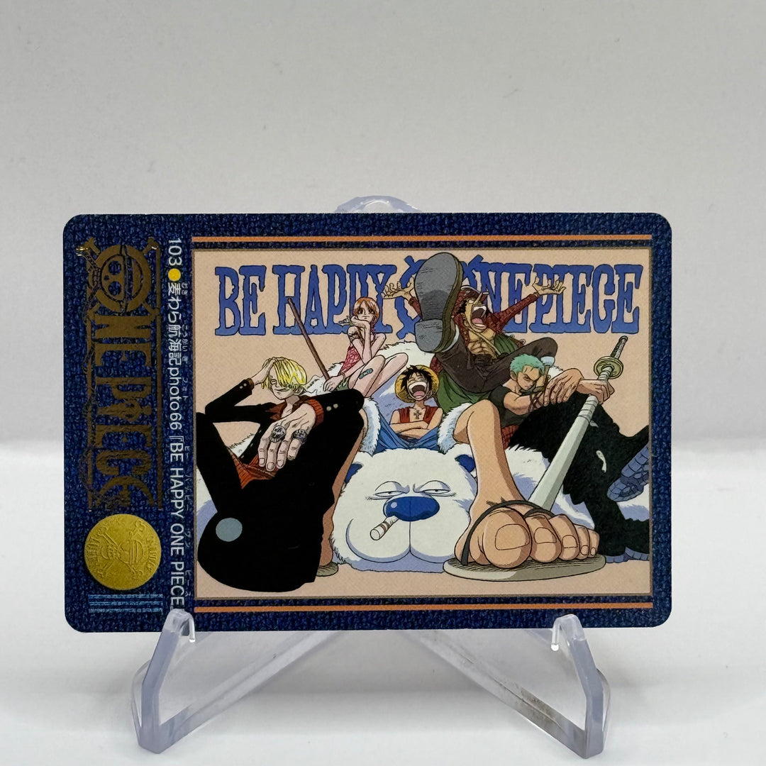 One Piece Visual Adventure Be Happy Bandai Carddass 2001