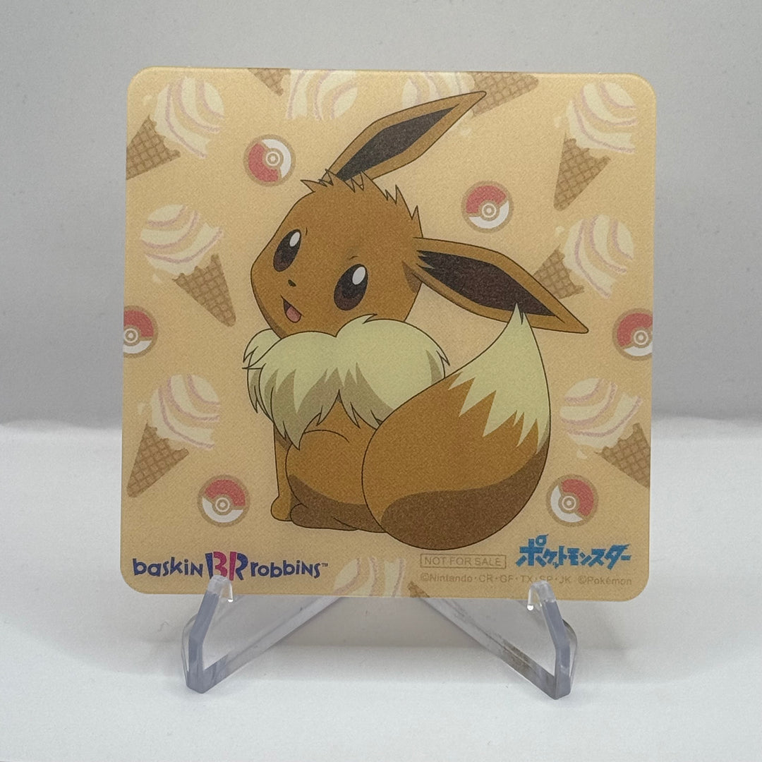 Eevee Pokemon Coaster Baskin Robbins Japanese